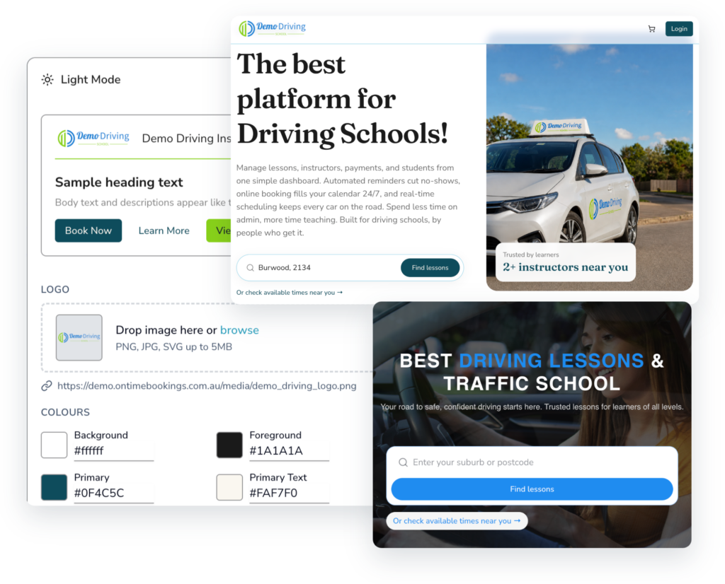 OnTime Bookings White Labelled Platform